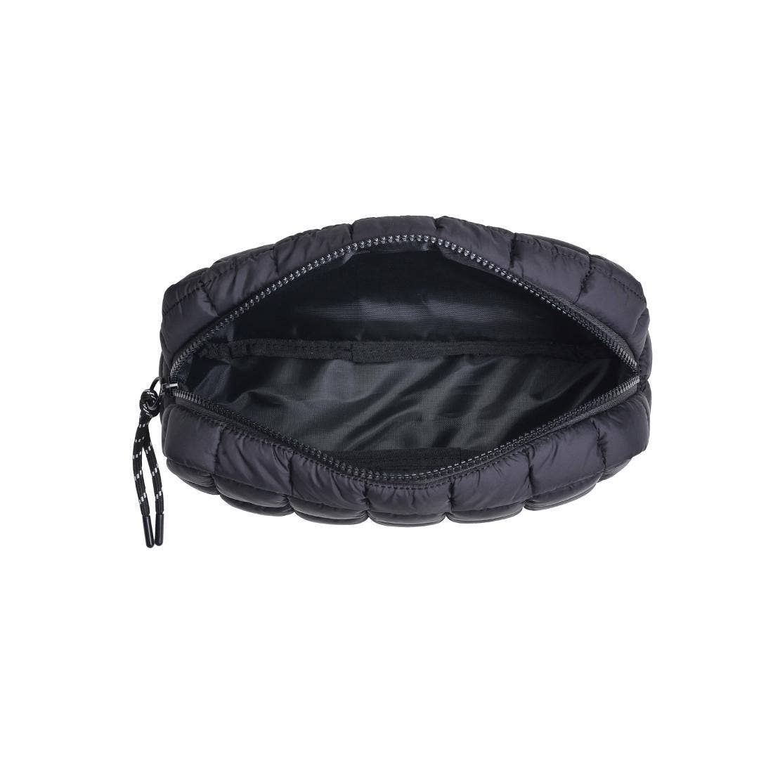Quilted Puffer Nylon Cosmetic Pouch