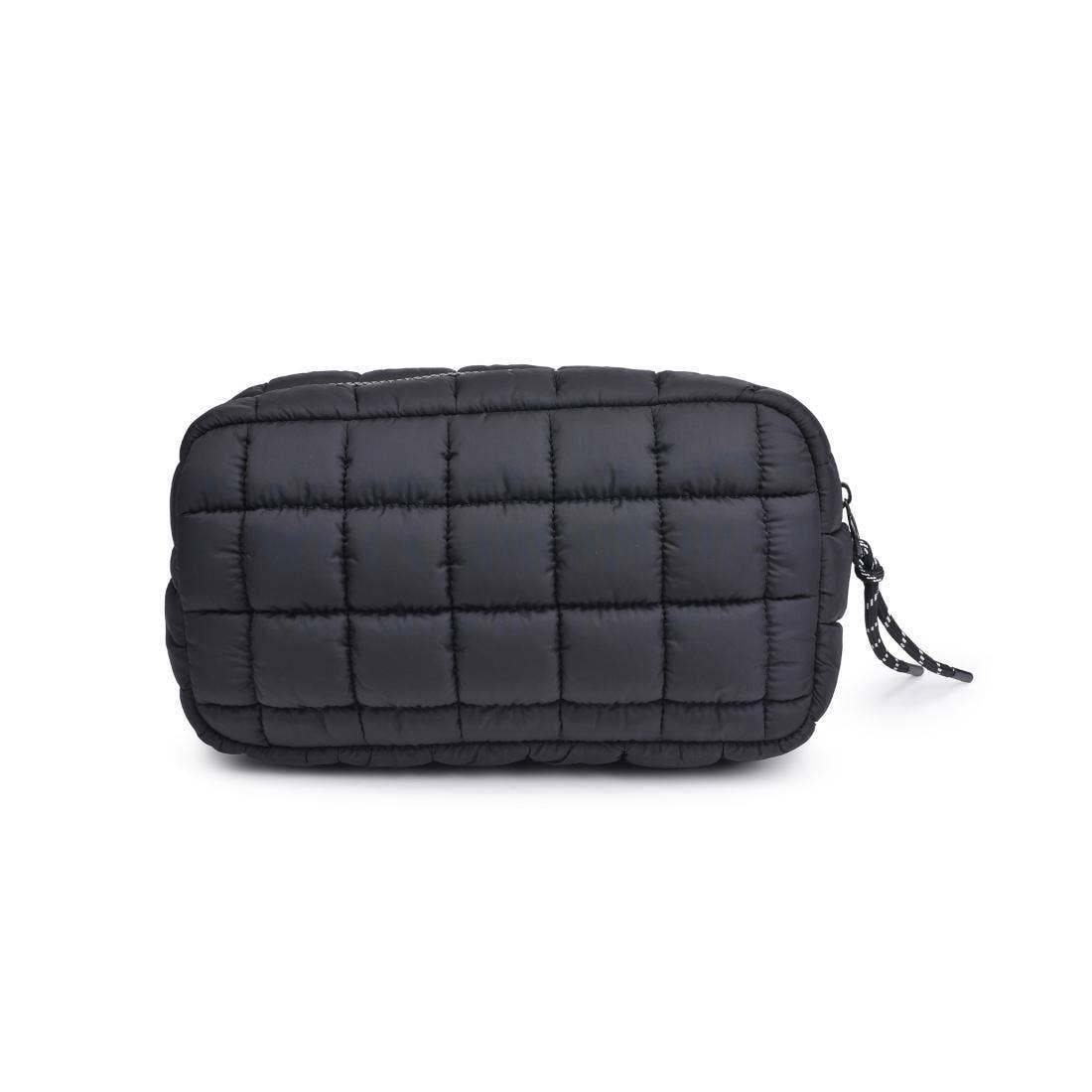 Quilted Puffer Nylon Cosmetic Pouch