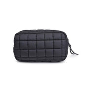 Quilted Puffer Nylon Cosmetic Pouch