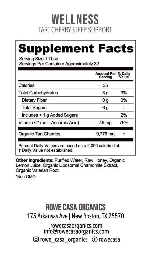 TART CHERRY SLEEP SUPPORT | 16 Oz