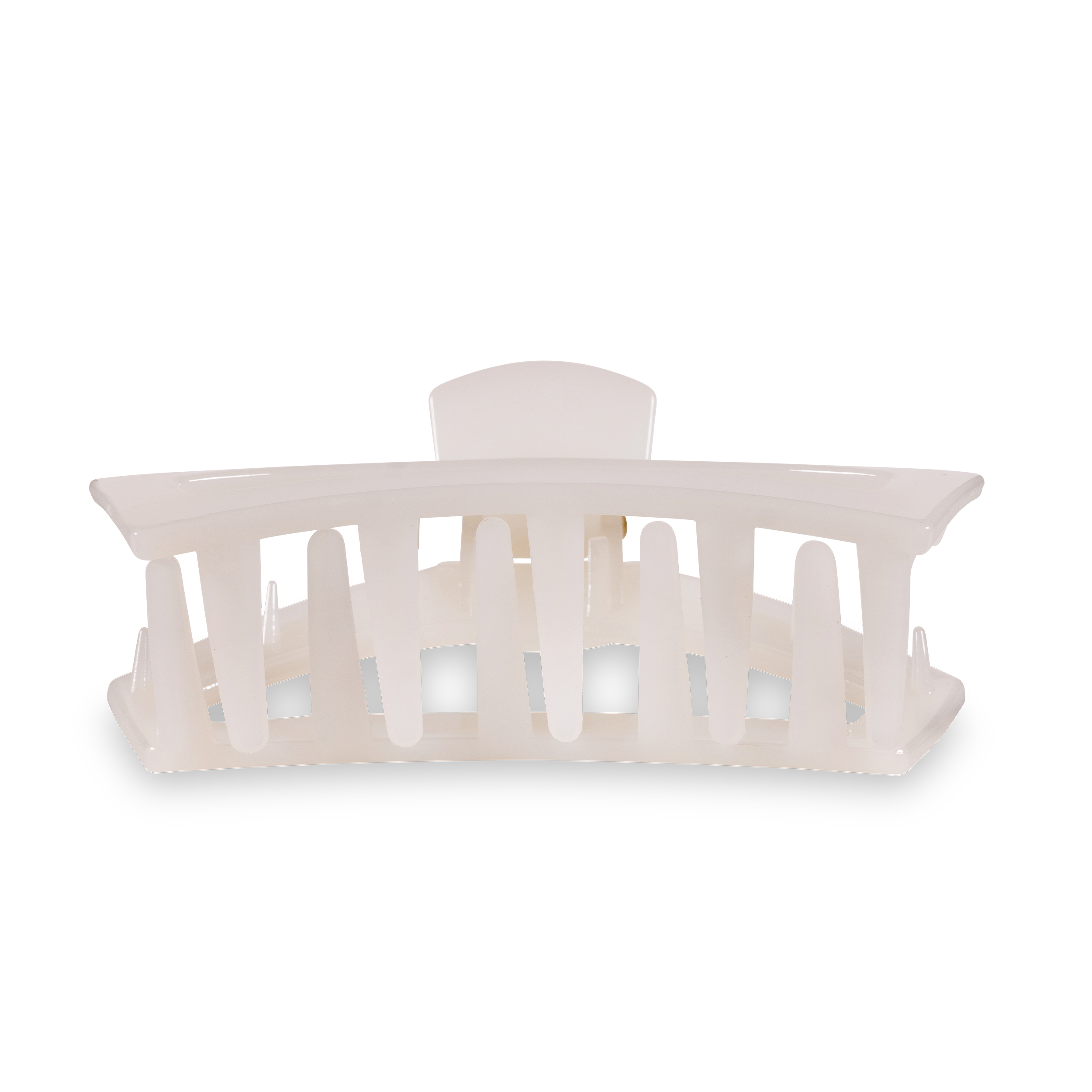 Open Coconut White Large Hair Clip