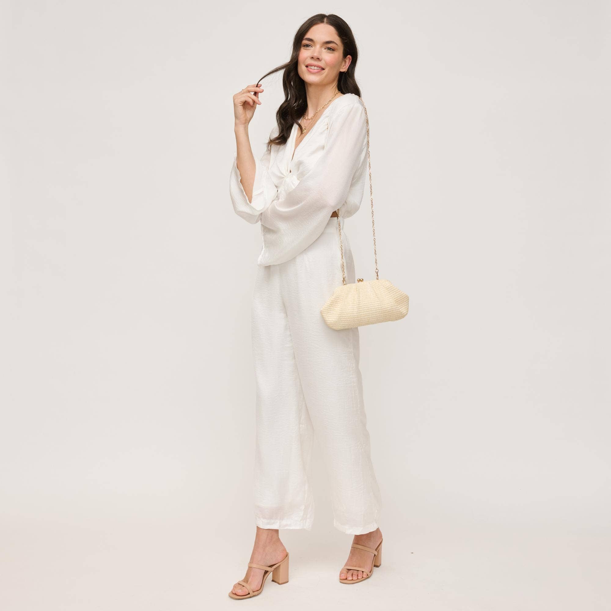 Triana Straw Clutch