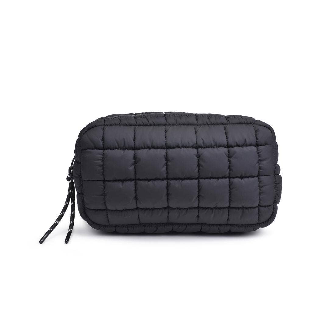 Quilted Puffer Nylon Cosmetic Pouch