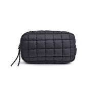 Quilted Puffer Nylon Cosmetic Pouch