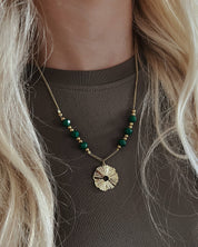 Gabs Green Beaded Necklace
