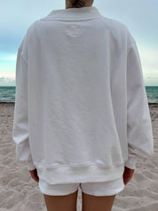 American Flag Dog Mockneck Sweatshirt