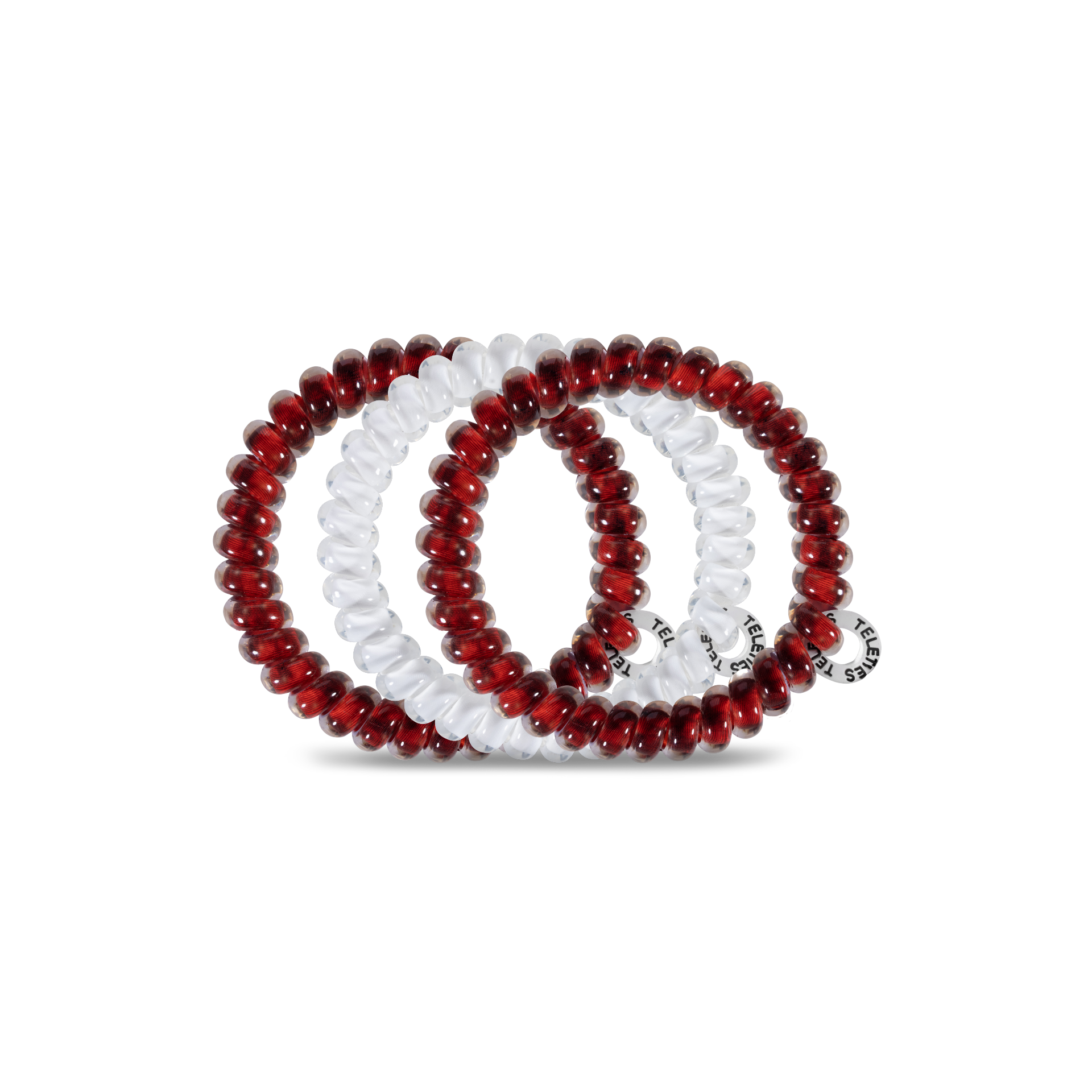 Spiral Hair Coils | Small | University of Arkansas Hair Ties