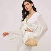 Triana Straw Clutch