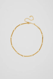 18k Gold Filled CZ I love choker