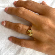 Quinn Signet Ring- Stainless Steel
