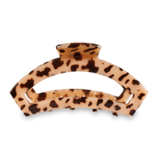 Open Blonde Tortoise Large Hair Clip