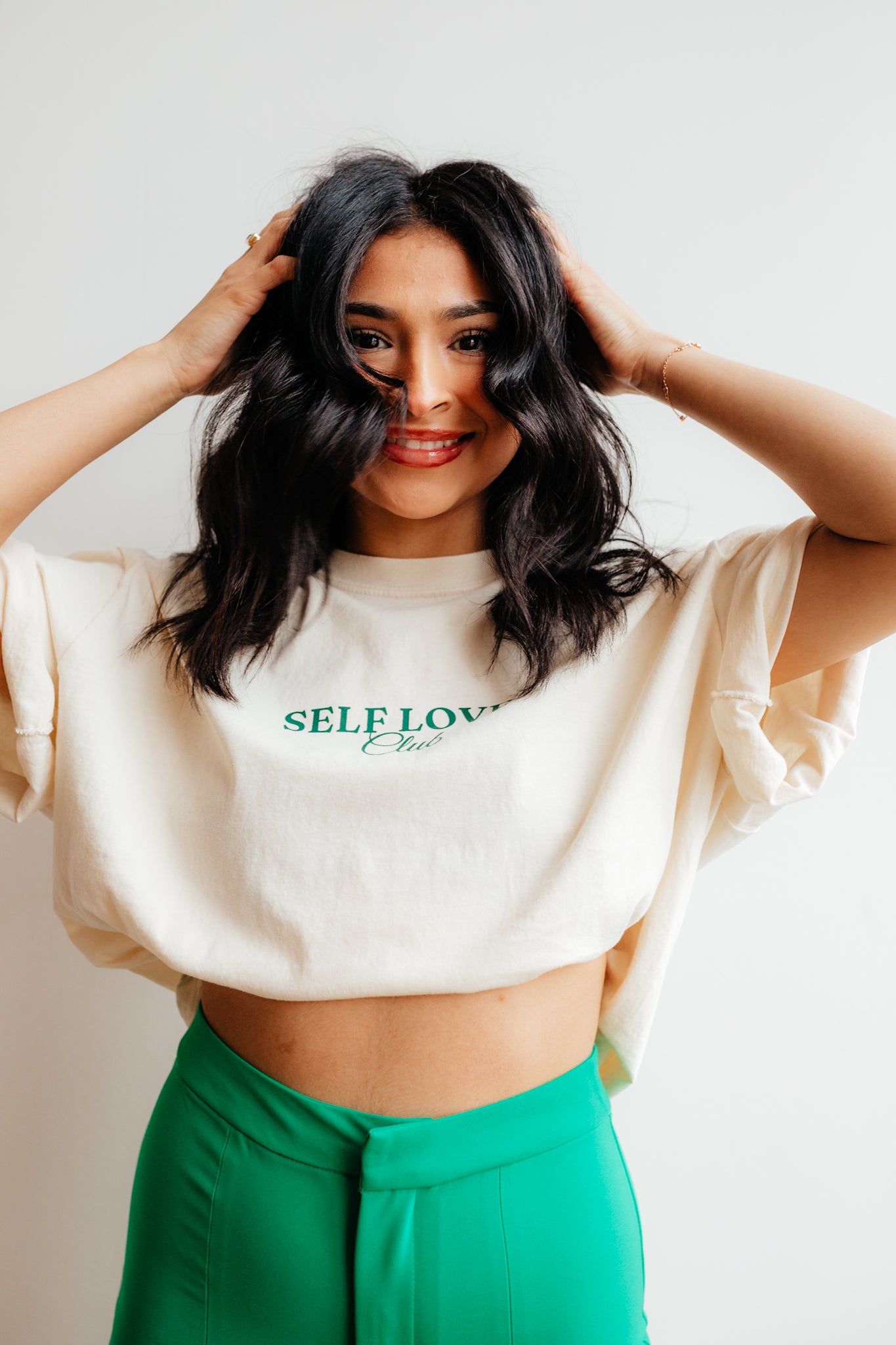 SELF LOVE DISCO CLUB | OVERSIZED GRAPHIC TEE | IVORY