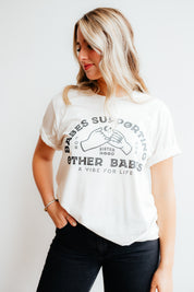 BABES SUPPORT BABES | GRAPHIC TEE | WHITE