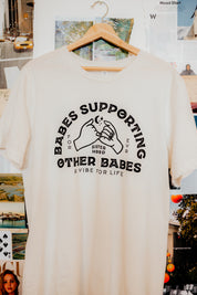 BABES SUPPORT BABES | GRAPHIC TEE | WHITE