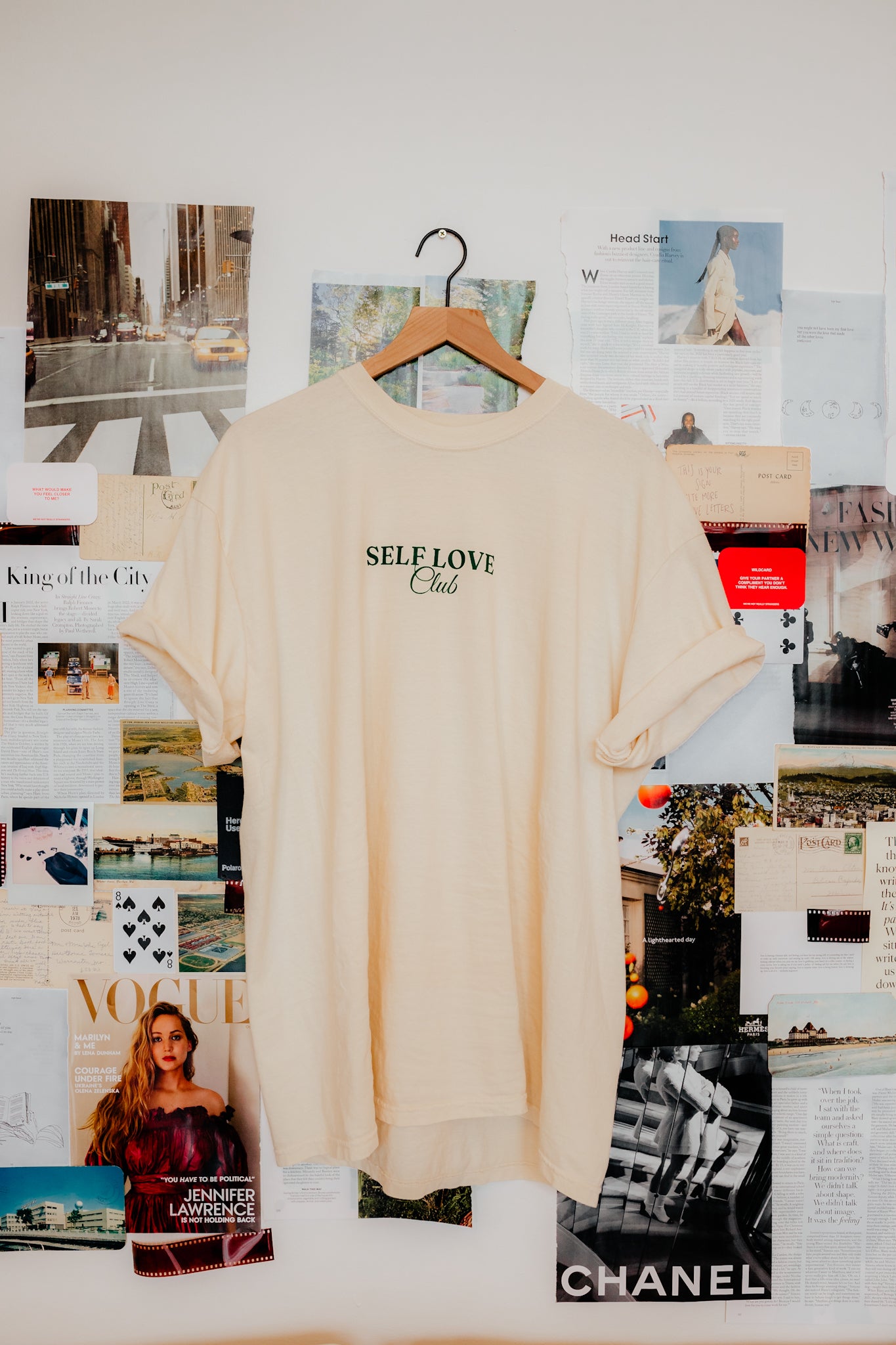 SELF LOVE DISCO CLUB | OVERSIZED GRAPHIC TEE | IVORY