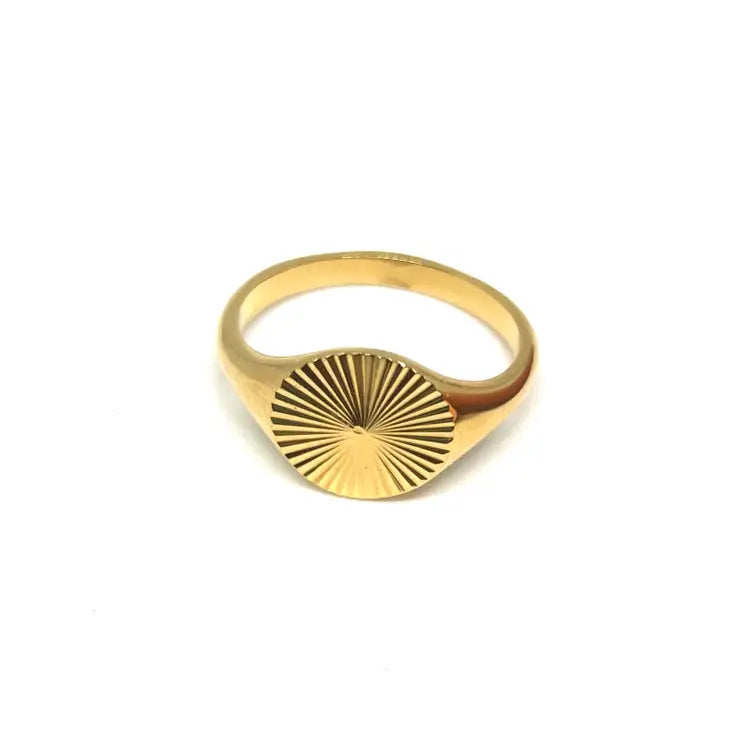 Quinn Signet Ring- Stainless Steel