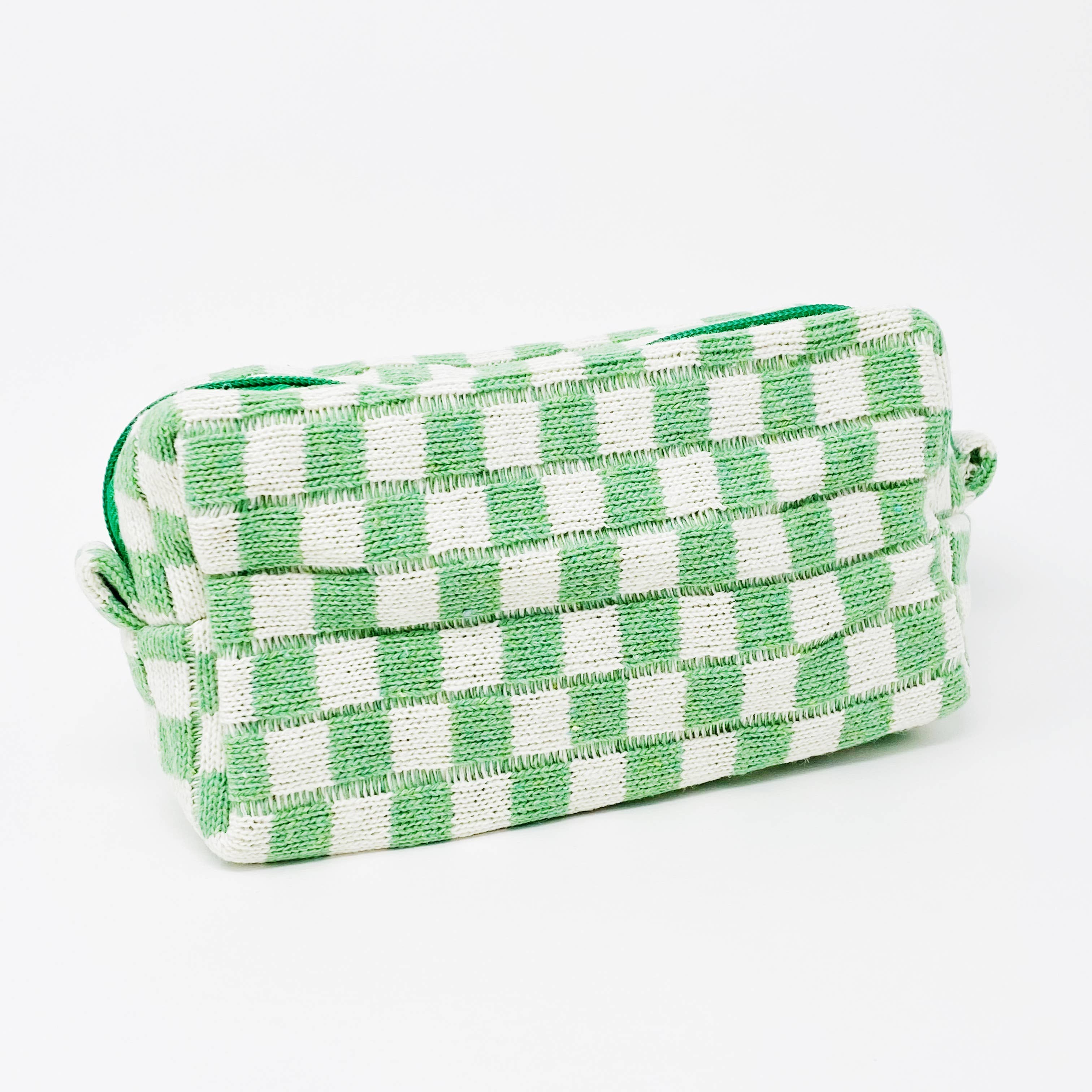 Check Yourself Cosmetic Bag | KELLY GREEN